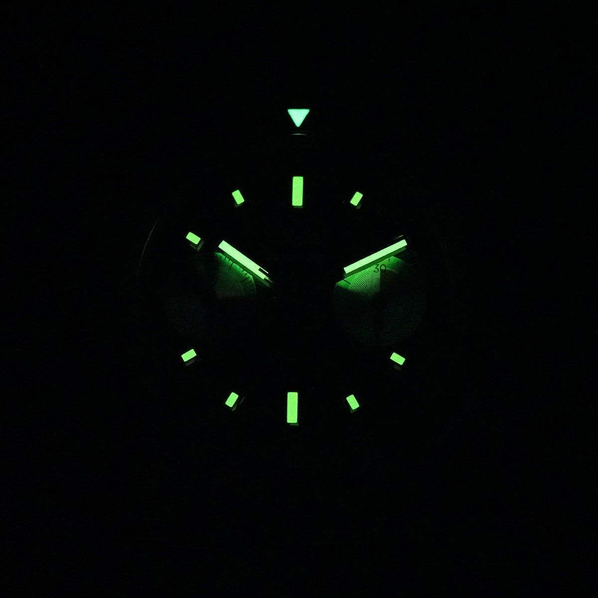 Vulcain Skindiver Chronograph Black Dial On Bracelet