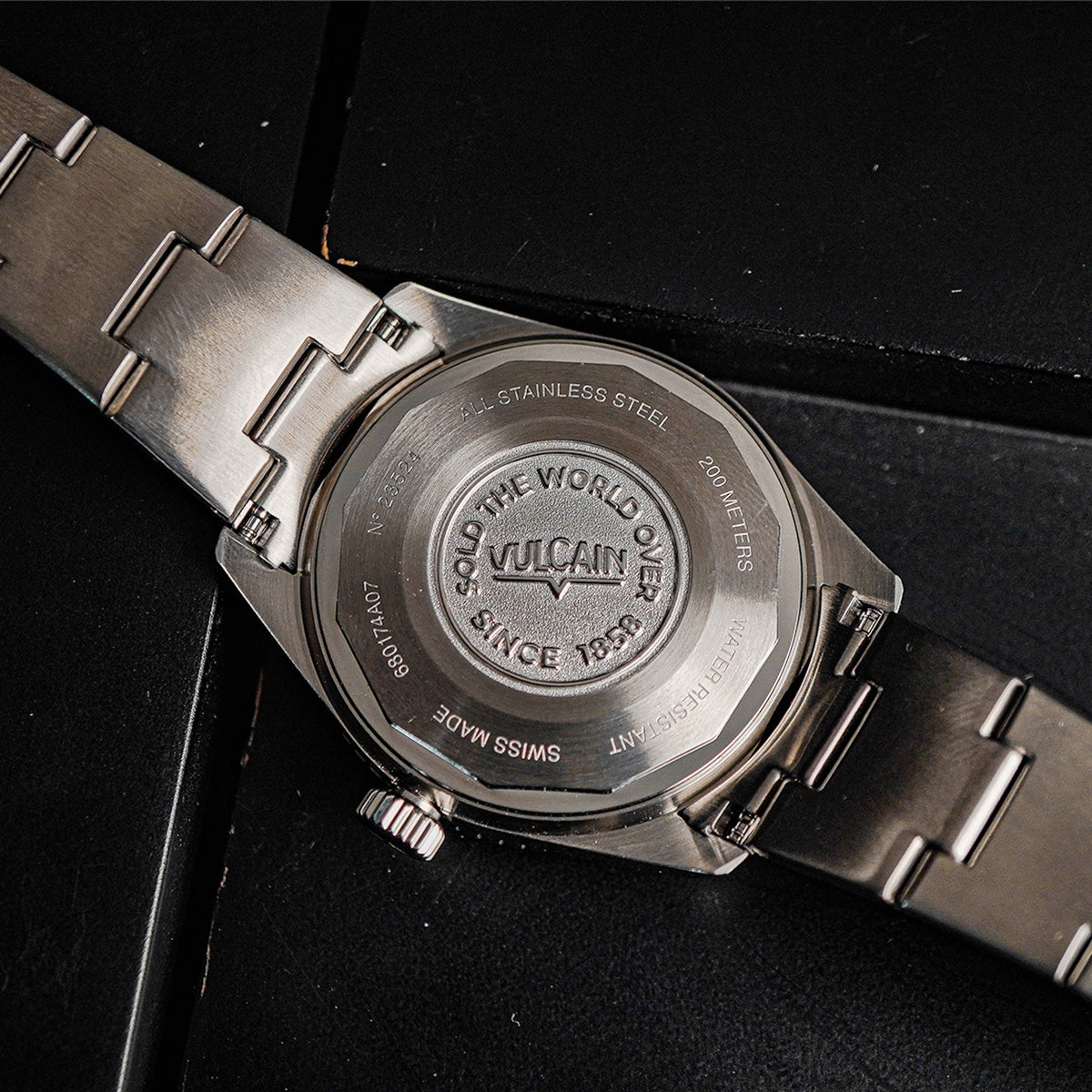 Vulcain Skindiver GMT - Black Luminova Beige