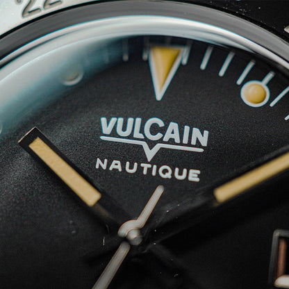Vulcain Skindiver GMT - Black Luminova Beige