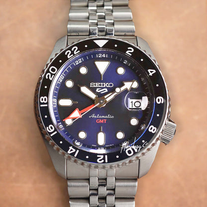 Seiko 5 Sports GMT Seiko SSK003K1 Batman - Horology Story Youtube Store