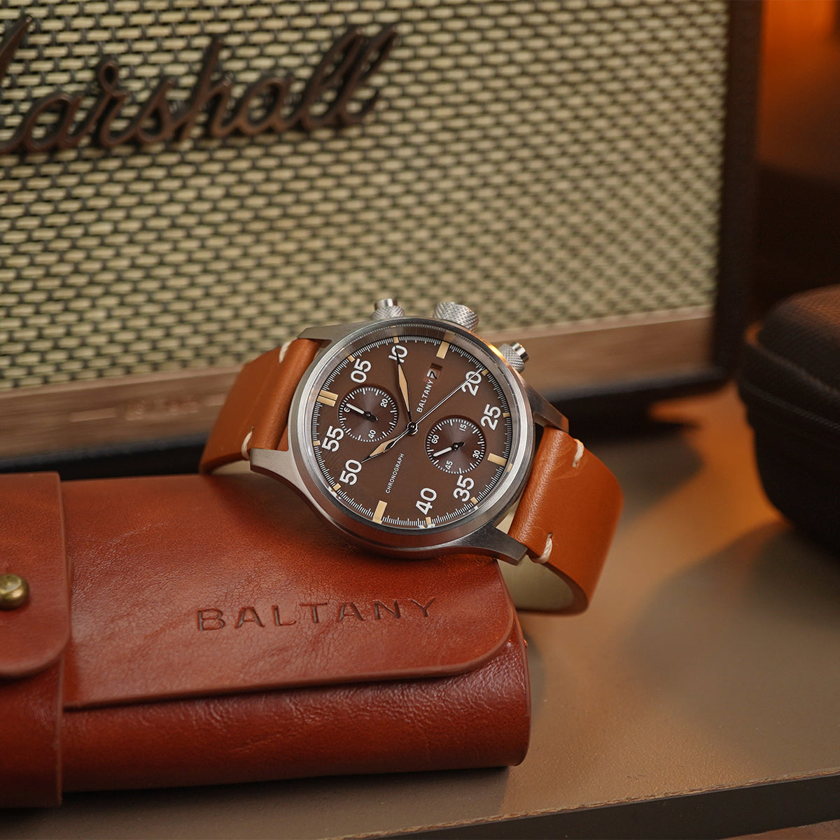 Baltany Military Solar-powered Chronograph S6070 39mm