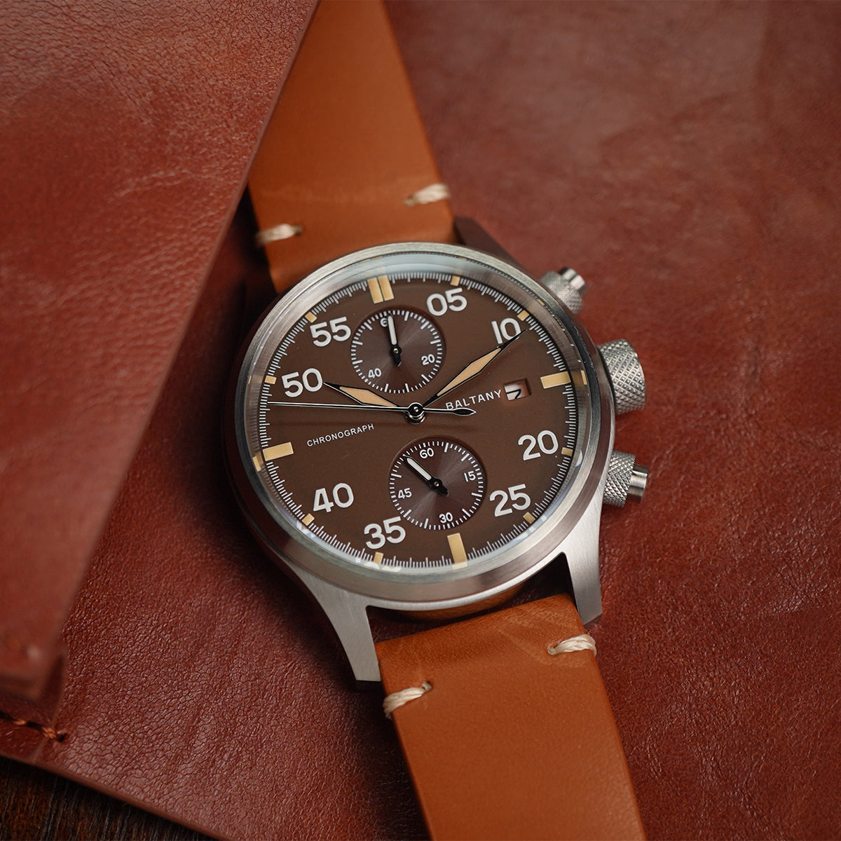 Baltany Military Solar-powered Chronograph S6070 39mm