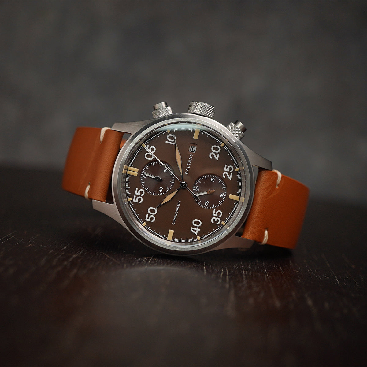 Baltany Military Solar-powered Chronograph S6070 39mm