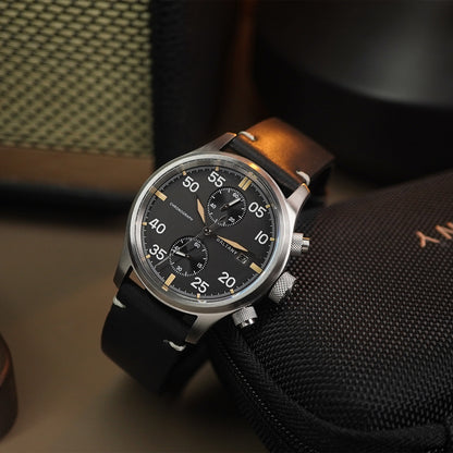 Baltany Military Solar-powered Chronograph S6070 39mm