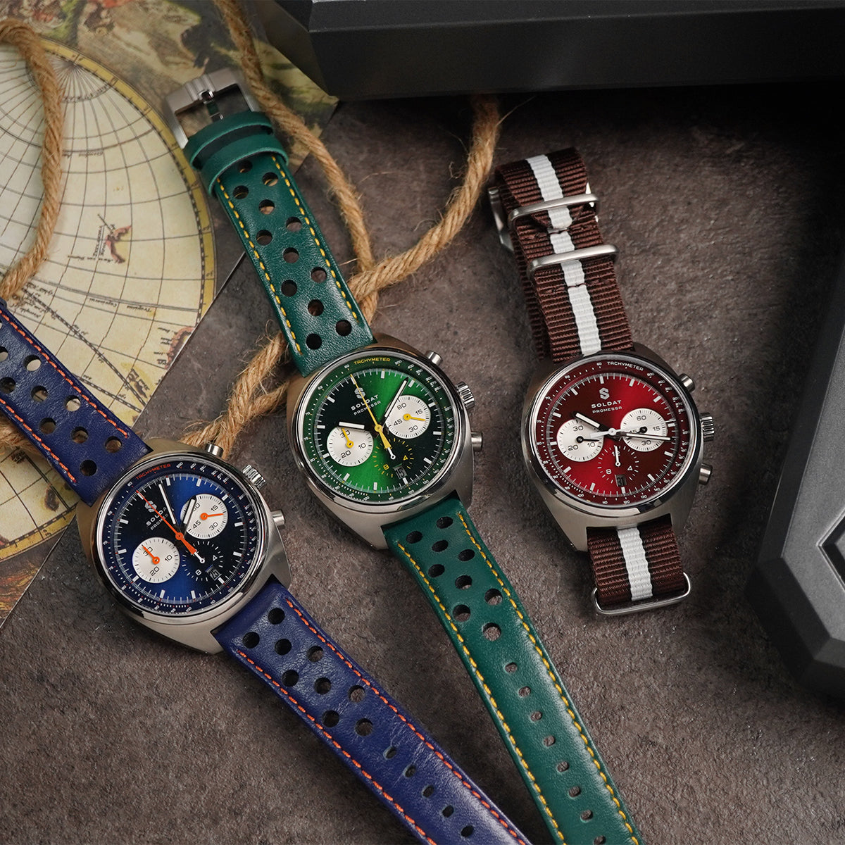 Soldat Automatic Chronograph Green Forty Nine