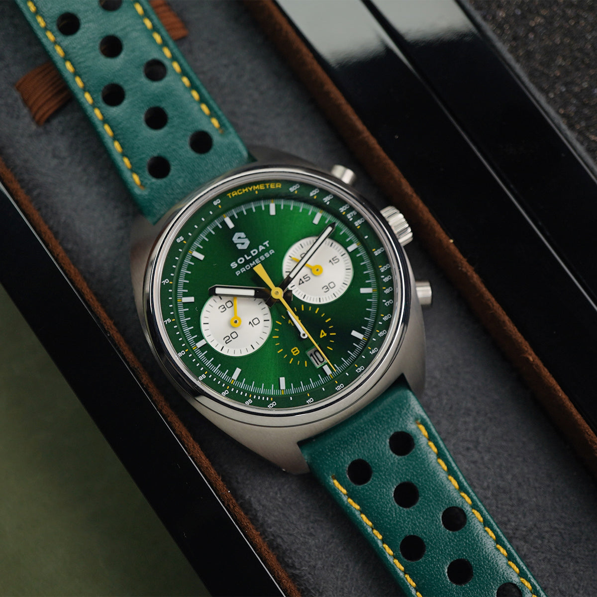 Soldat Automatic Chronograph Green Forty Nine