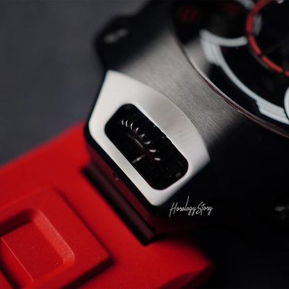 Atowak Spaceship Mars Red Black IP - Horology Story Youtube Store