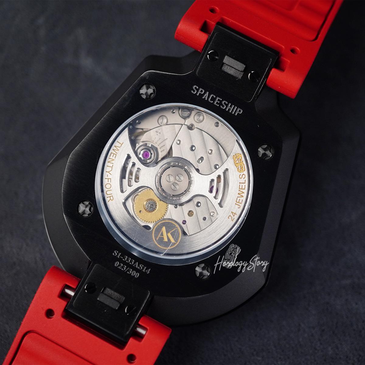 Atowak Spaceship Mars Red Black IP - Horology Story Youtube Store