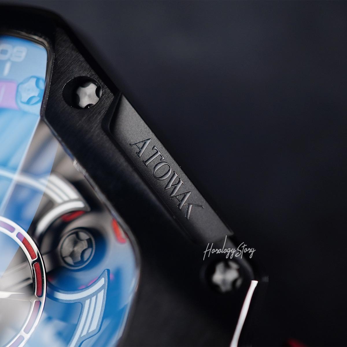 Atowak Spaceship Mars Red Black IP - Horology Story Youtube Store