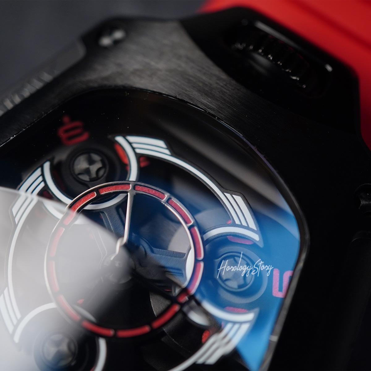 Atowak Spaceship Mars Red Black IP - Horology Story Youtube Store