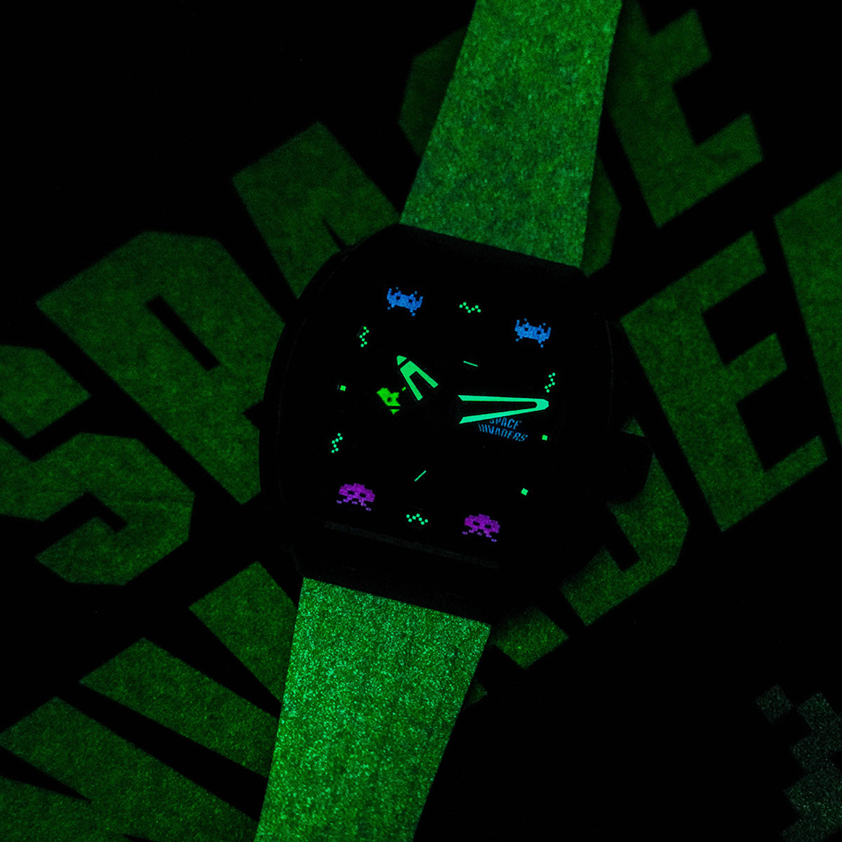 Nubeo Magellan Chronograph Space Invaders LTD Nebula Purple