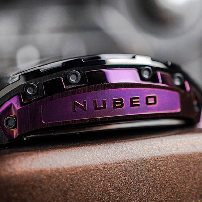 Nubeo Magellan Chronograph Space Invaders LTD Nebula Purple