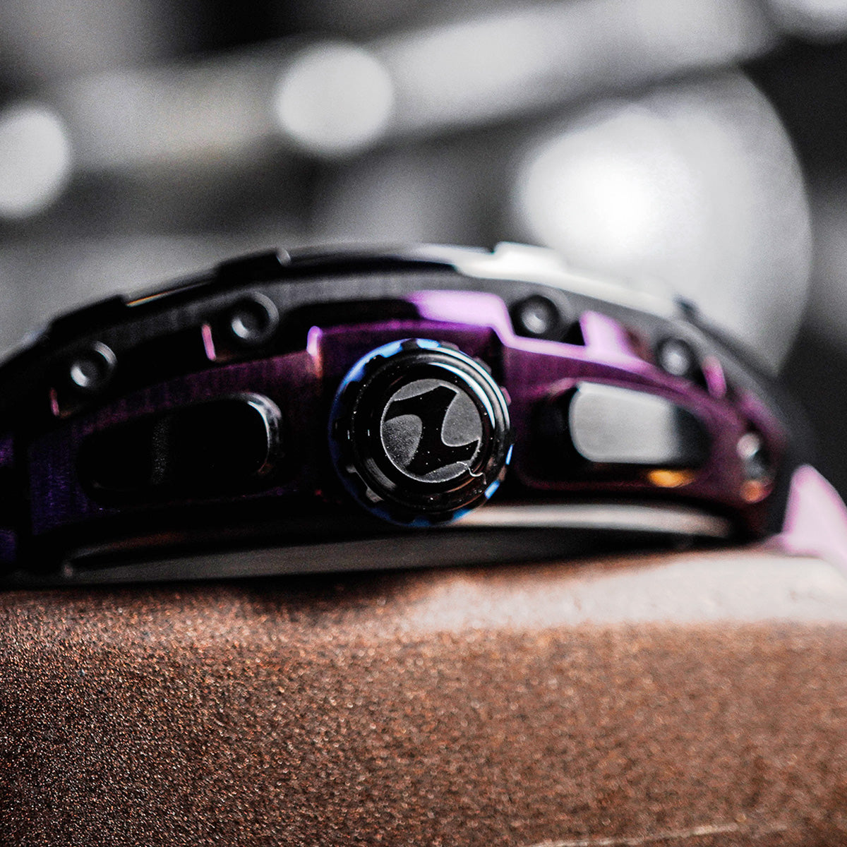 Nubeo Magellan Chronograph Space Invaders LTD Nebula Purple