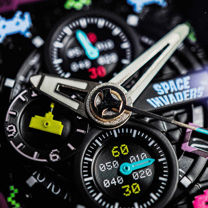 Nubeo Magellan Chronograph Space Invaders LTD Nebula Purple