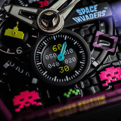 Nubeo Magellan Chronograph Space Invaders LTD Nebula Purple
