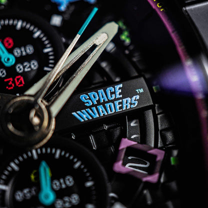 Nubeo Magellan Chronograph Space Invaders LTD Nebula Purple