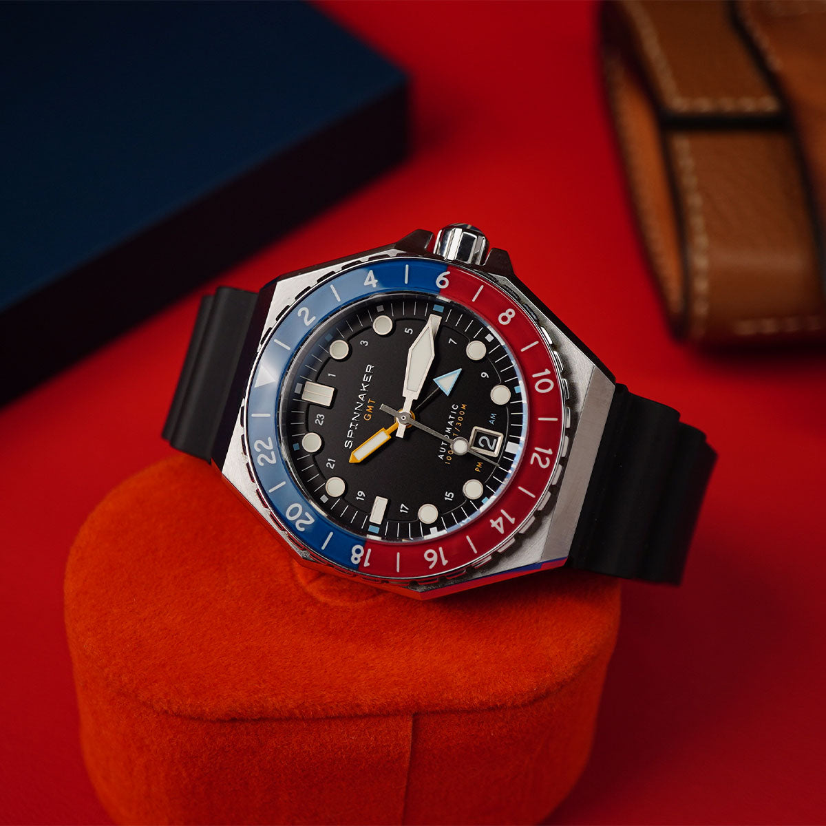 Spinnaker Dumas GMT Cobalt Crimson - Horology Story Youtube Store
