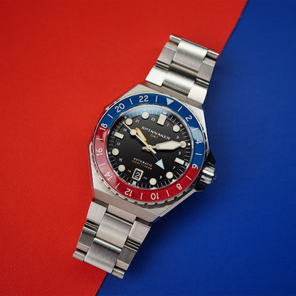 Spinnaker Dumas GMT Cobalt Crimson - Horology Story Youtube Store