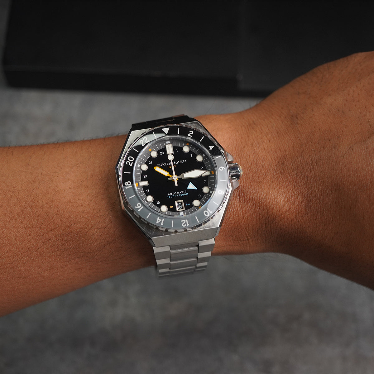 Spinnaker Dumas GMT Harbour Grey