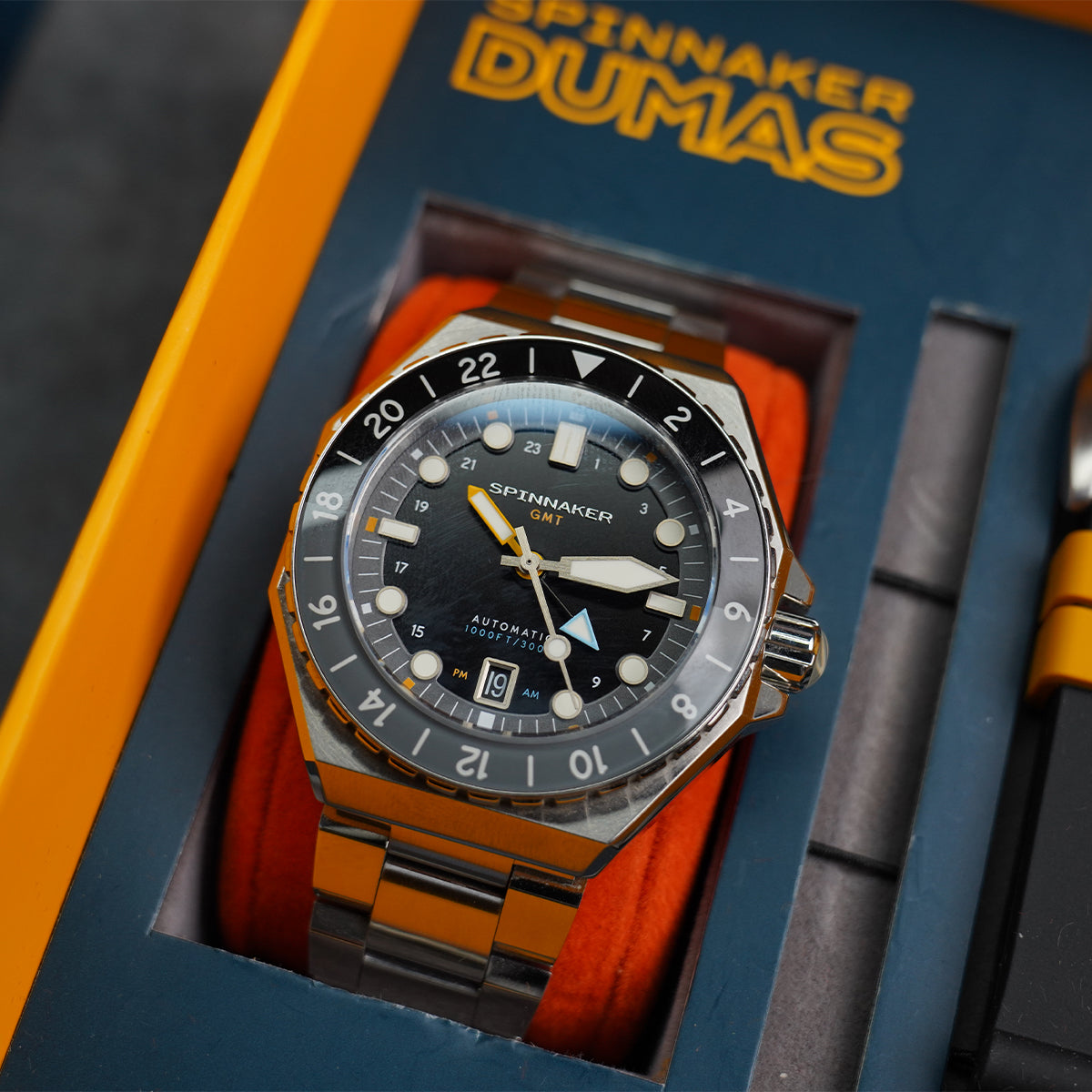 Spinnaker Dumas GMT Harbour Grey