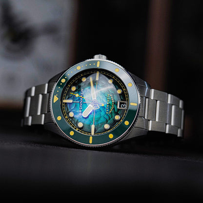 Spinnaker Challenger Sea Green Dial
