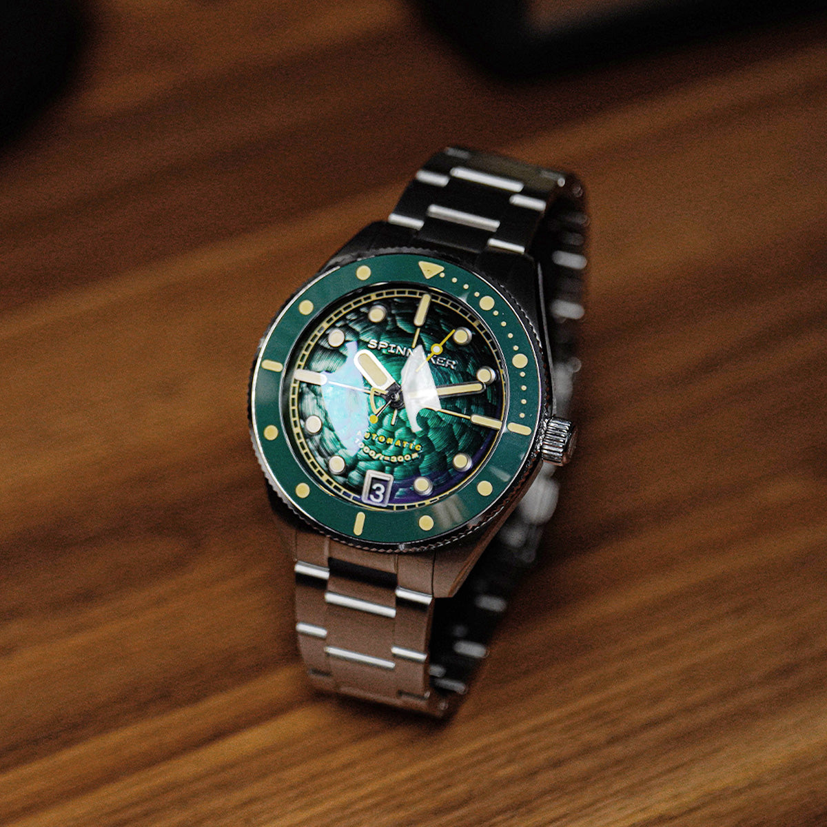 Spinnaker Challenger Sea Green Dial