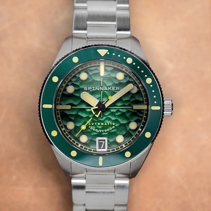 Spinnaker Challenger Sea Green Dial
