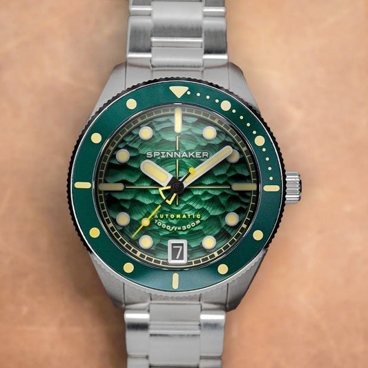 Spinnaker Challenger Sea Green Dial