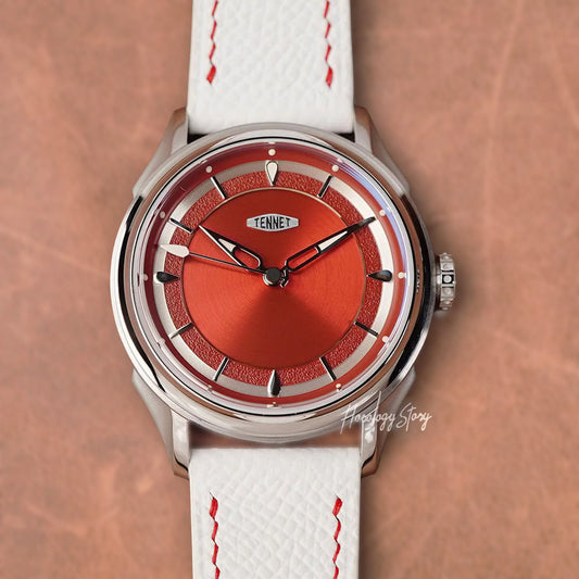 Tennet Somerset Vermilion Hand Wound - Horology Story Youtube Store