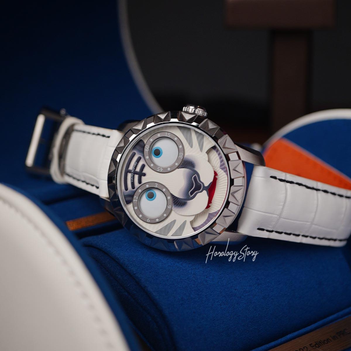 LUCKY HARVEY Tiger Rolling Eyes Automatic - Horology Story Youtube Store