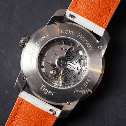 LUCKY HARVEY Tiger Rolling Eyes Automatic - Horology Story Youtube Store