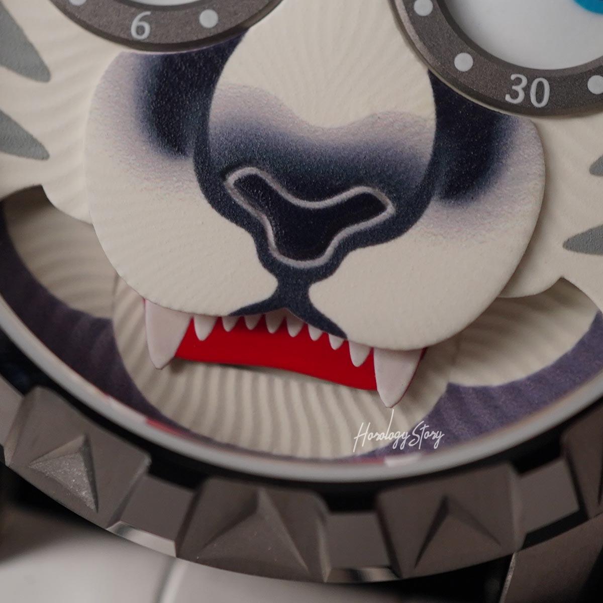 LUCKY HARVEY Tiger Rolling Eyes Automatic - Horology Story Youtube Store
