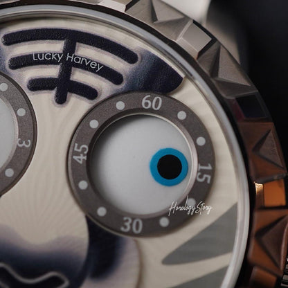 LUCKY HARVEY Tiger Rolling Eyes Automatic - Horology Story Youtube Store