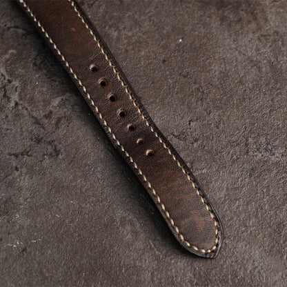 Timex Q TW2V42700 Panda Chronograph Black Dial Black Leather Strap