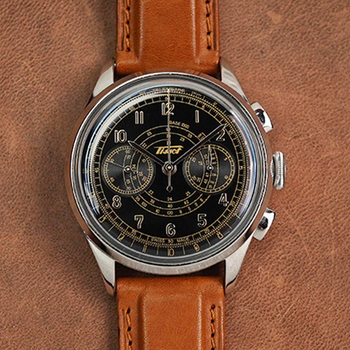 Tissot Heritage Telemeter 1938 Black Dial T142.462.16.052.00 - Horology Story Youtube Store