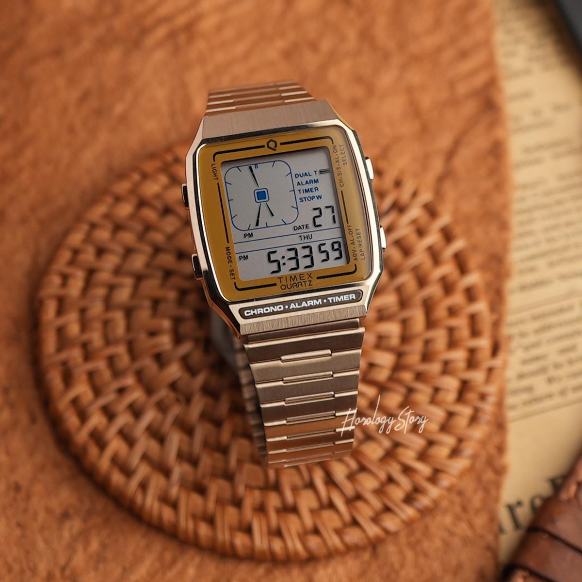 Timex-Q Reissue Digital LCA Gold - Horology Story Youtube Store