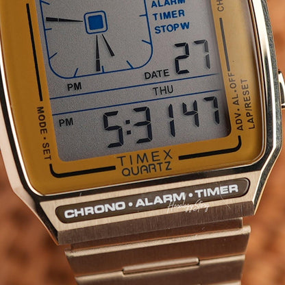 Timex-Q Reissue Digital LCA Gold - Horology Story Youtube Store