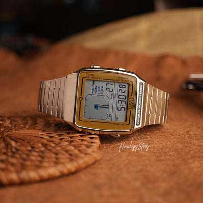 Timex-Q Reissue Digital LCA Gold - Horology Story Youtube Store