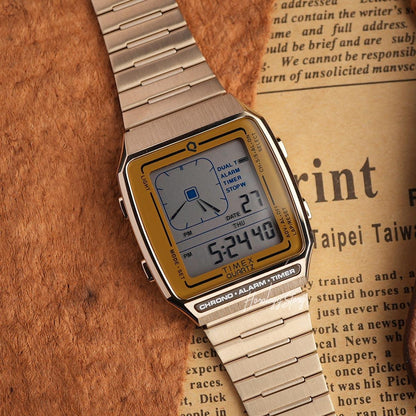 Timex-Q Reissue Digital LCA Gold - Horology Story Youtube Store