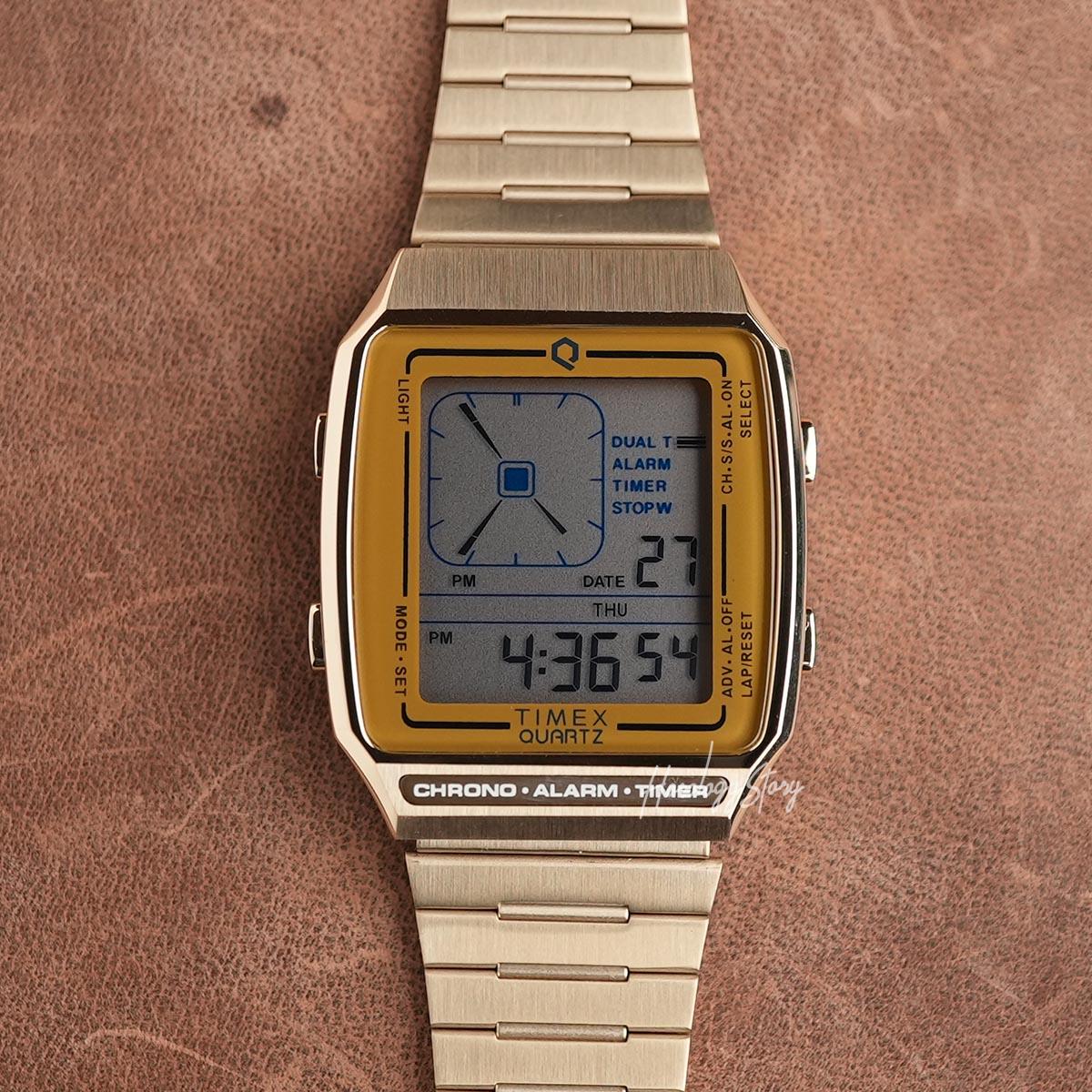 Timex-Q Reissue Digital LCA Gold - Horology Story Youtube Store