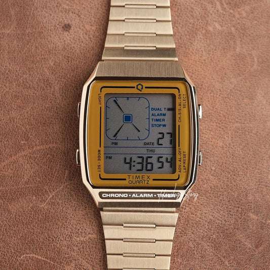 Timex-Q Reissue Digital LCA Gold - Horology Story Youtube Store