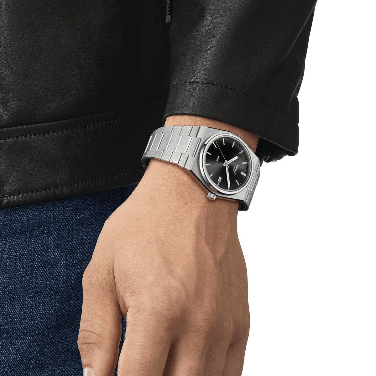 Tissot PRX 40mm T137.410.11.051.00 Quartz Black Dial on Bracelet