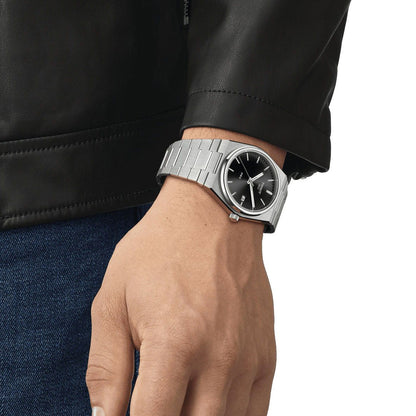 Tissot PRX 40mm T137.410.11.051.00 Quartz Black Dial on Bracelet