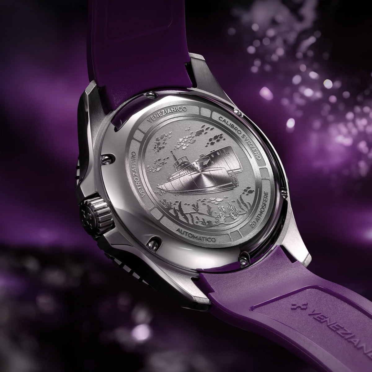 Venezianico Nereide 42mm Ametista 4521545 Purple Dial - Horology Story Youtube Store