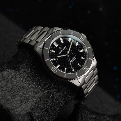 Venezianico Nereide 39mm Avventurina Nera - 3121550C