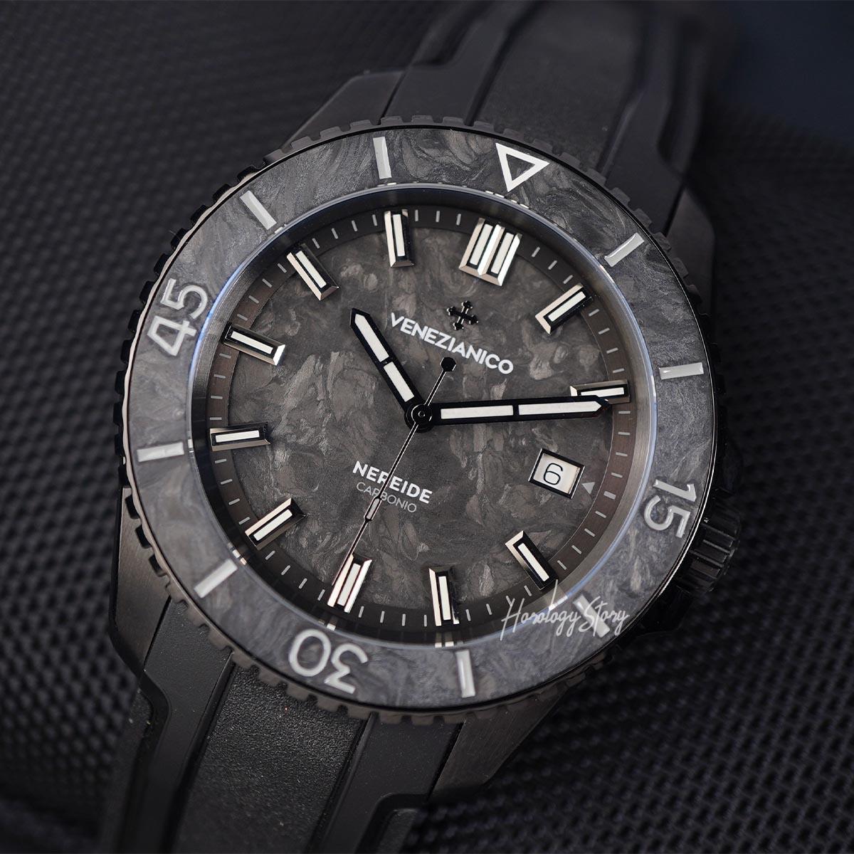 Venezianico Nereide Carbonio Forged Carbon - Horology Story Youtube Store