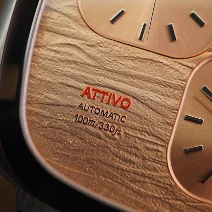 Vesuviate Attivo-Duplex 39mm Rose Gold Dual Dial - Horology Story Youtube Store