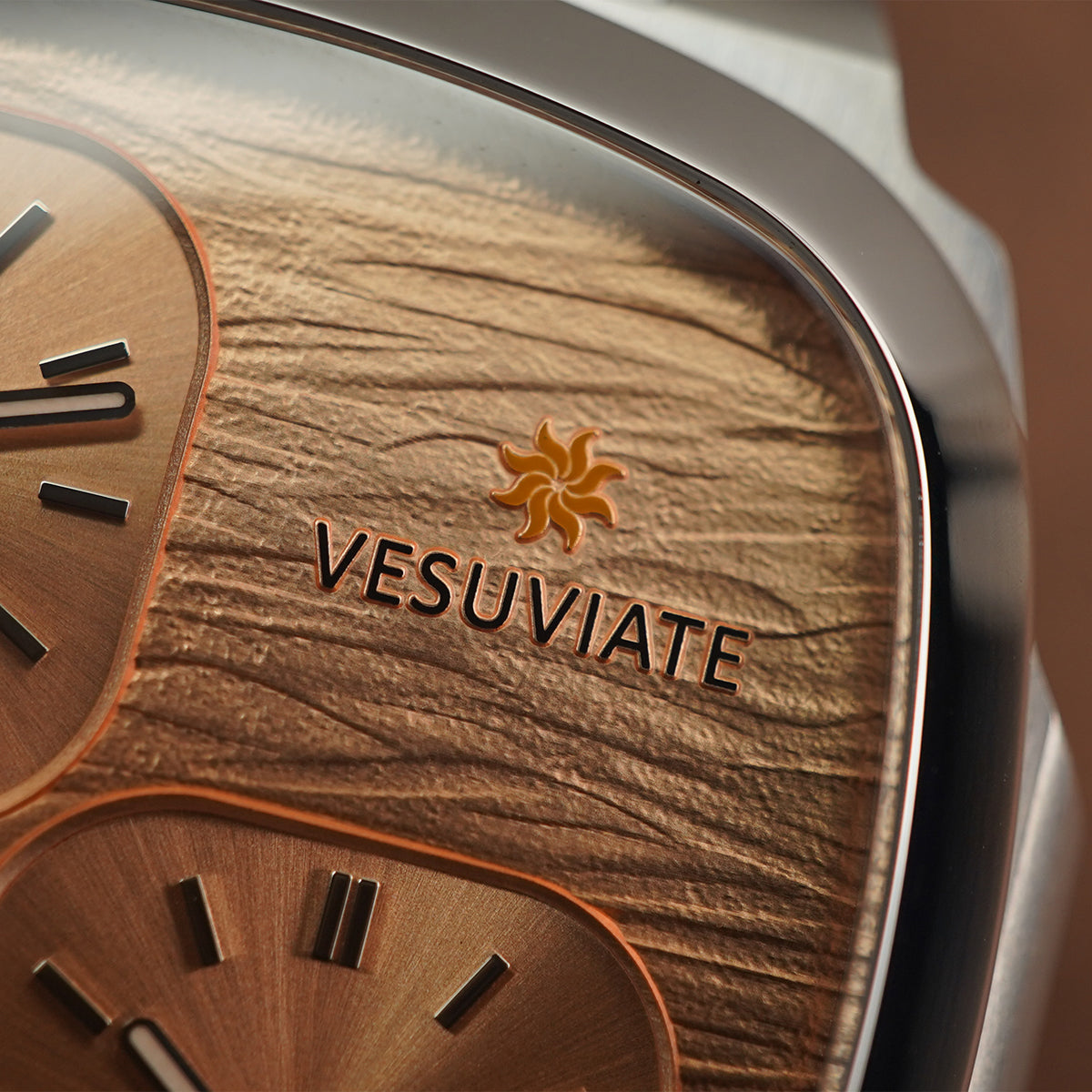 Vesuviate Attivo-Duplex 39mm Rose Gold Dual Dial - Horology Story Youtube Store