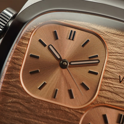 Vesuviate Attivo-Duplex 39mm Rose Gold Dual Dial - Horology Story Youtube Store