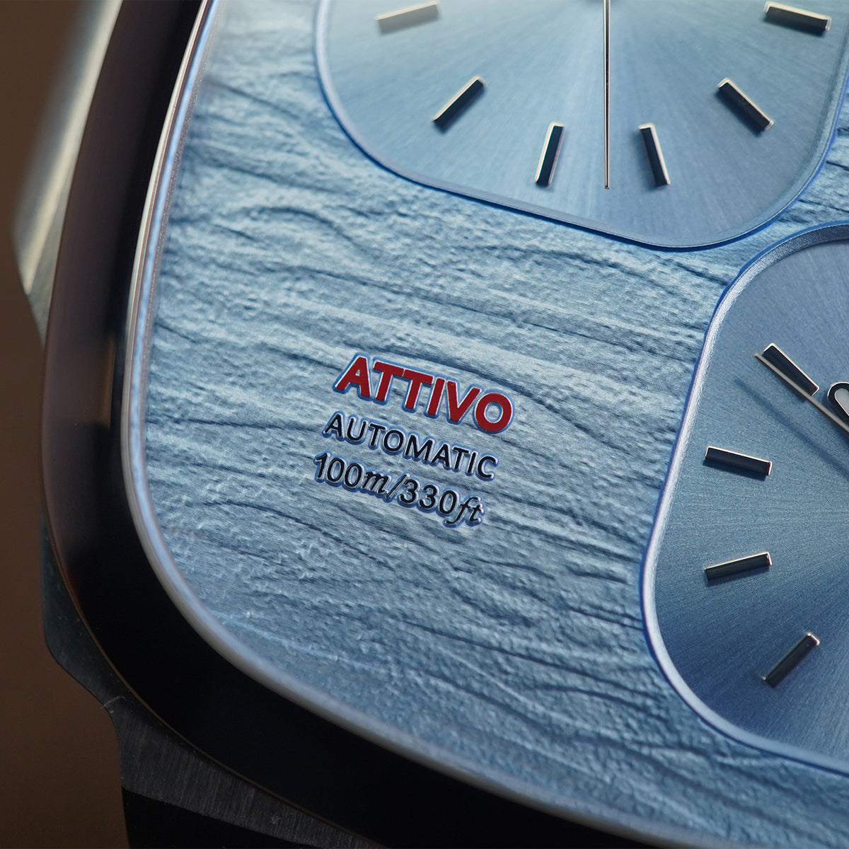 Vesuviate Attivo-Duplex 39mm Cyan Blue Dual Dial - Horology Story Youtube Store
